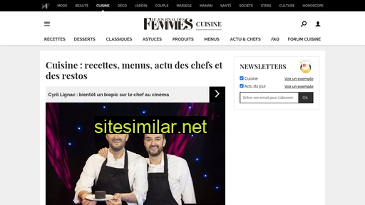 cuisine.journaldesfemmes.fr alternative sites