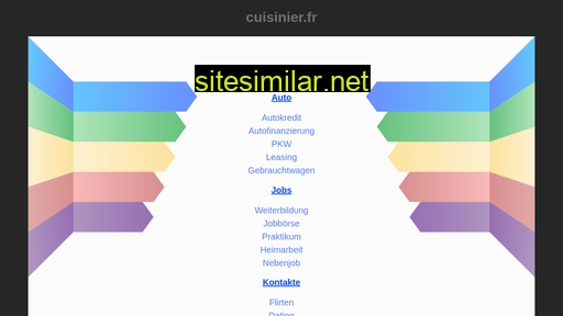 cuisinier.fr alternative sites