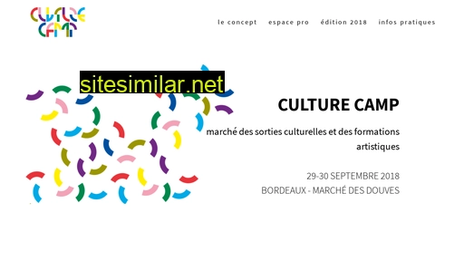 culturecamp.fr alternative sites