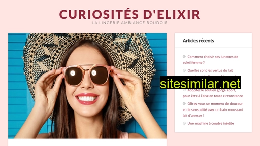 curiosites-d-elixir.fr alternative sites