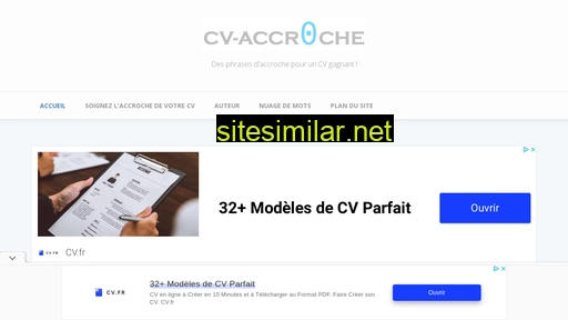 cv-accroche.fr alternative sites