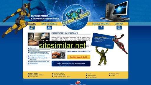 cyberplanet-nantes.fr alternative sites