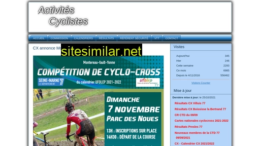 cyclosport-ufolep77.fr alternative sites