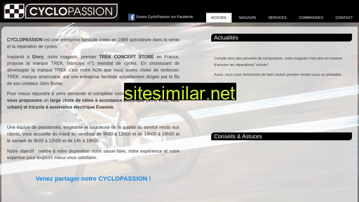 cyclopassion.fr alternative sites