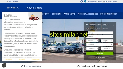 Dacia-lens similar sites