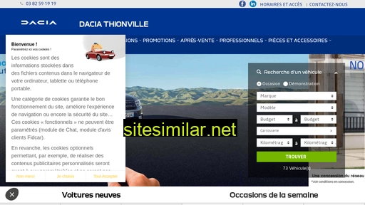 dacia-thionville.fr alternative sites