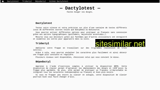 dactylotest.free.fr alternative sites