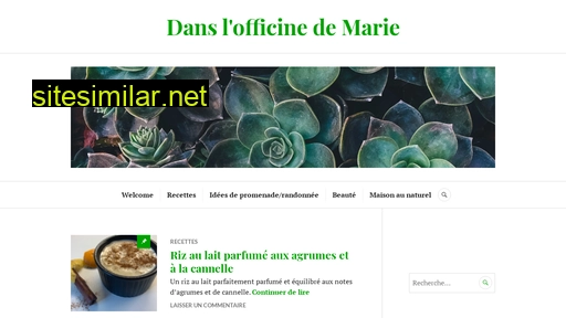 danslofficinedemarie.fr alternative sites