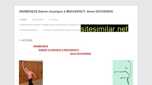 danseclassique-beaugency.fr alternative sites