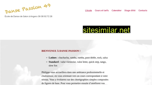 dansepassion49.fr alternative sites