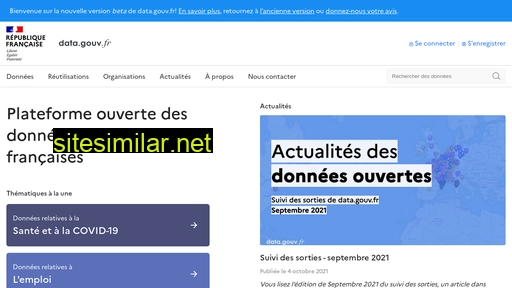 data.gouv.fr alternative sites