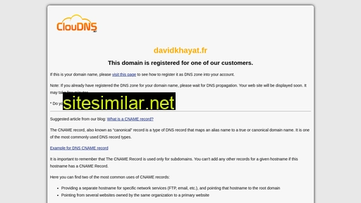 davidkhayat.fr alternative sites