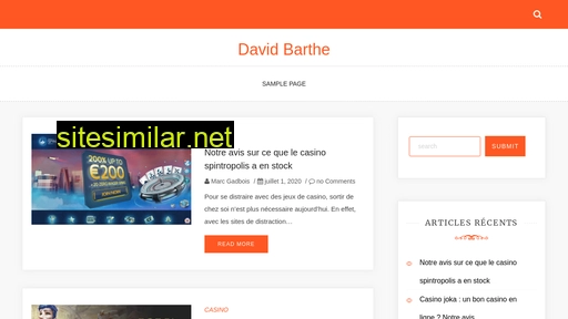 davidbarthe.fr alternative sites