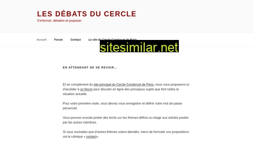 debats-condorcet.fr alternative sites