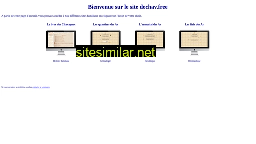 dechav.free.fr alternative sites