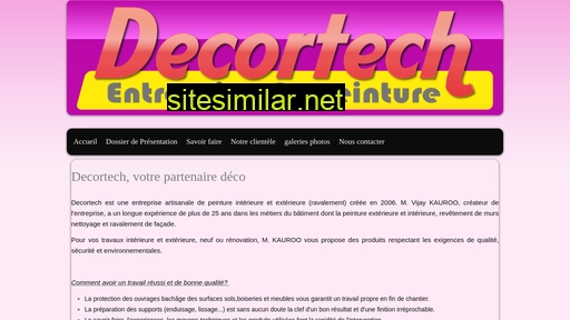 decortech.fr alternative sites