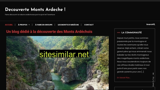 decouverte-monts-ardeche.fr alternative sites