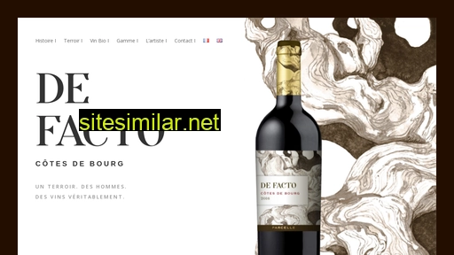 defacto-wines.fr alternative sites