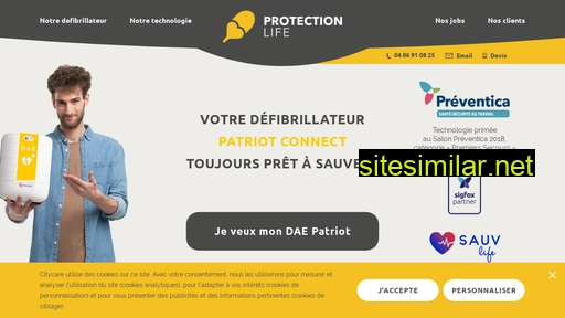 defibrillateur-protectionlife.fr alternative sites