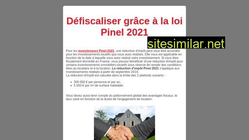 defiscalisation-pinel-2019.fr alternative sites