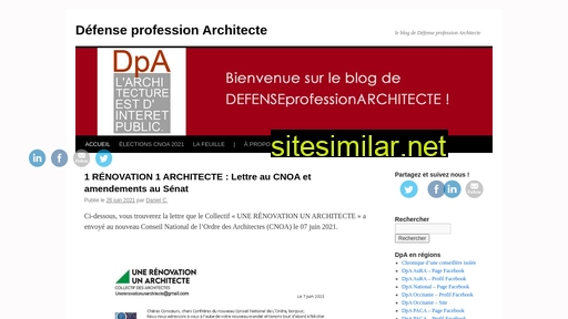 defenseprofessionarchitecte.fr alternative sites
