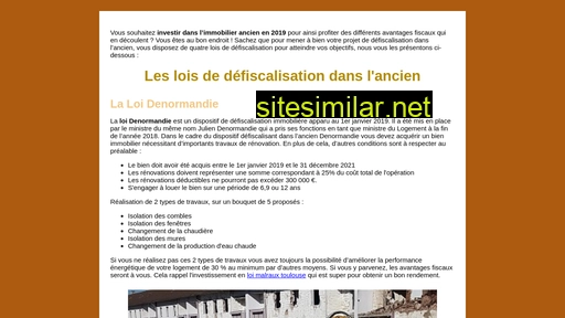 defiscalisation-ancien.fr alternative sites