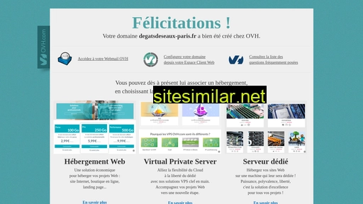 degatsdeseaux-paris.fr alternative sites