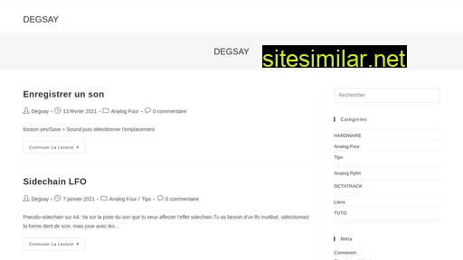 degsay.fr alternative sites