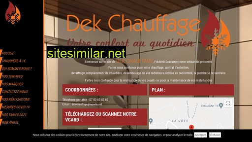 dekchauffage.fr alternative sites