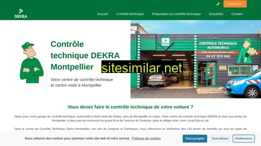 dekra-montpellier.fr alternative sites