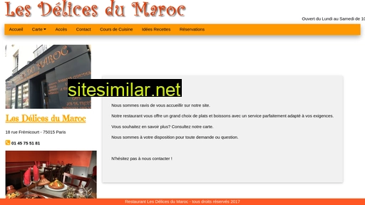 delices-du-maroc.fr alternative sites