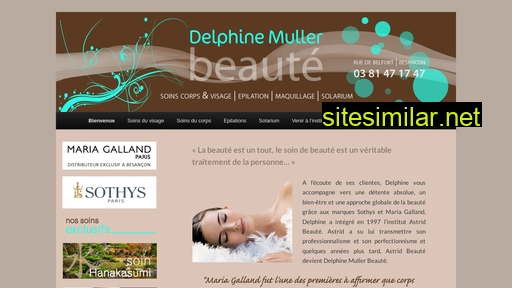 delphine-muller-beaute.fr alternative sites