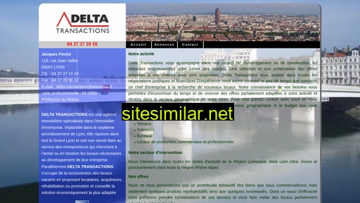 deltatransactions.fr alternative sites