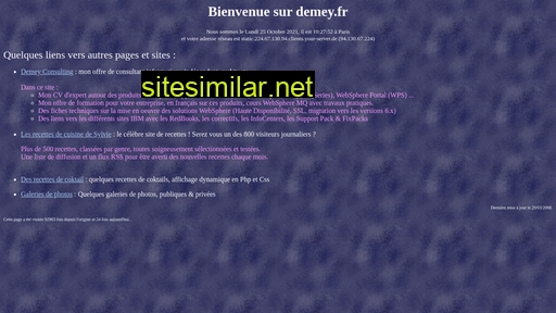 demey.fr alternative sites
