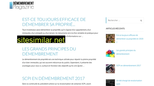 demembrement-magazine.fr alternative sites