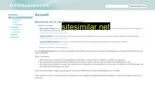 demosciences.fr alternative sites