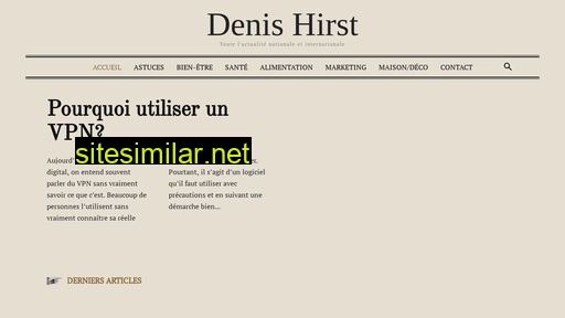 denishirst.fr alternative sites