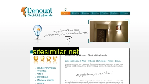denoual-electricite.fr alternative sites
