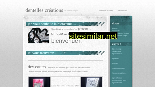 dentelles-creations.fr alternative sites