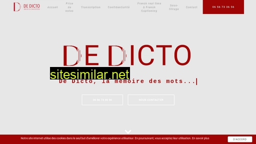 de-dicto.fr alternative sites