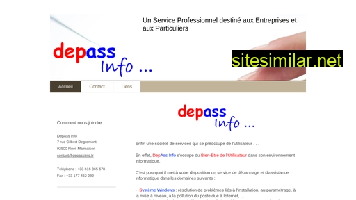 depassinfo.fr alternative sites