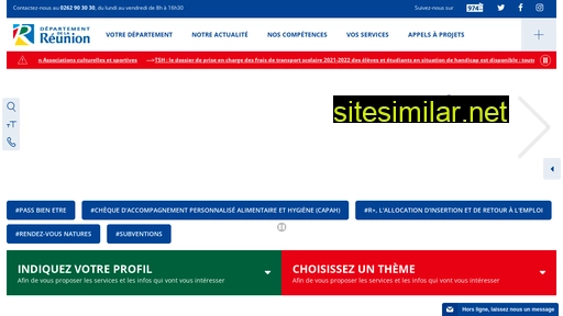 departement974.fr alternative sites