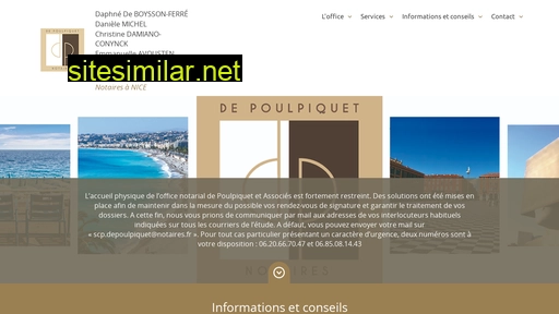 depoulpiquet-associes-nice.notaires.fr alternative sites