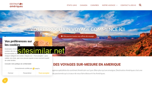 destination-ameriques.fr alternative sites