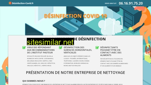 desinfection-covid.fr alternative sites