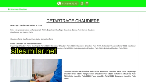 detartragechaudiere.fr alternative sites