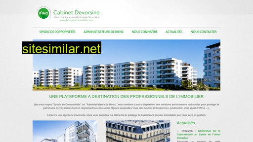 devorsine-immobilier.fr alternative sites