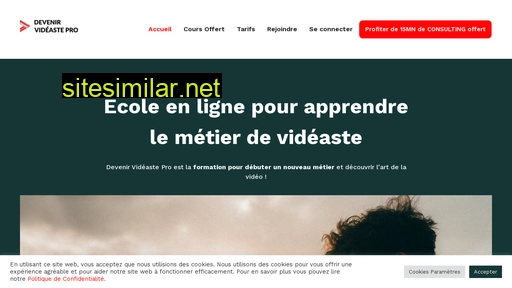 devenirvideastepro.fr alternative sites
