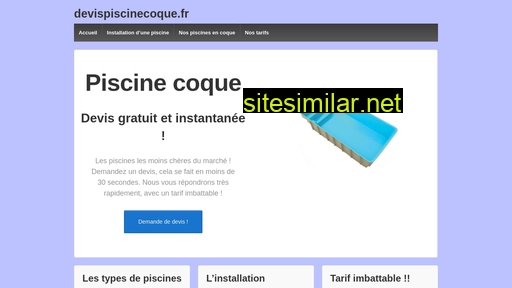 devispiscinecoque.fr alternative sites