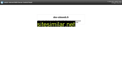 dev-siteweb.fr alternative sites